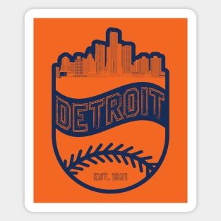 Detroit Baseball 02 Magnet